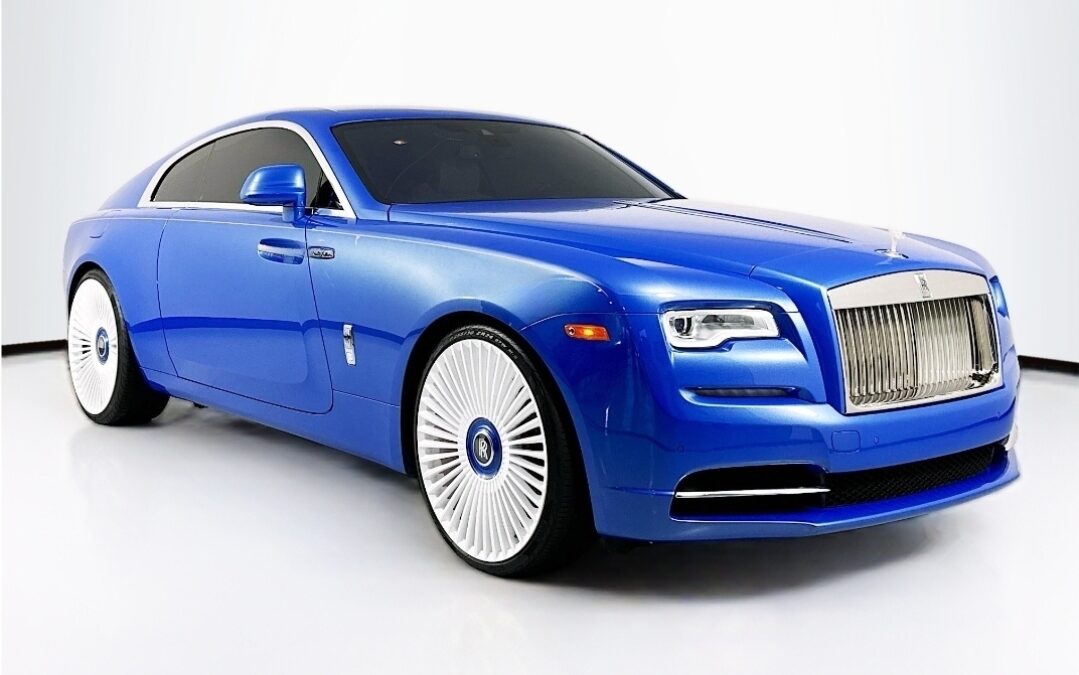 Blue Rolls Royce