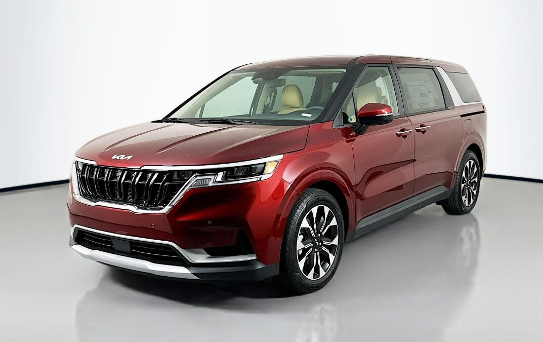 Red SUV in a 360Booth® car photo studio