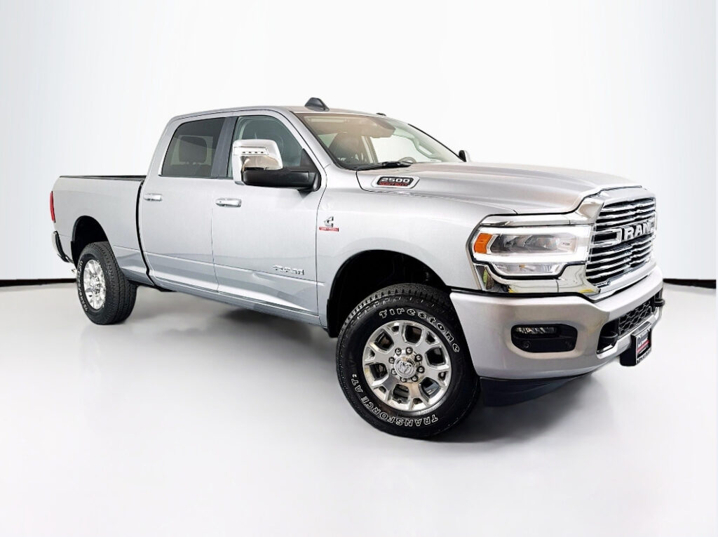 Silver truck in a 360Booth vehicle photo studio