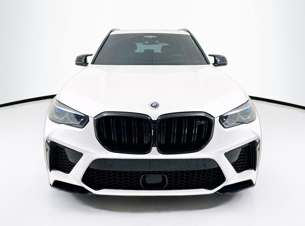 White coupe in a 360Booth Car Photo Booth