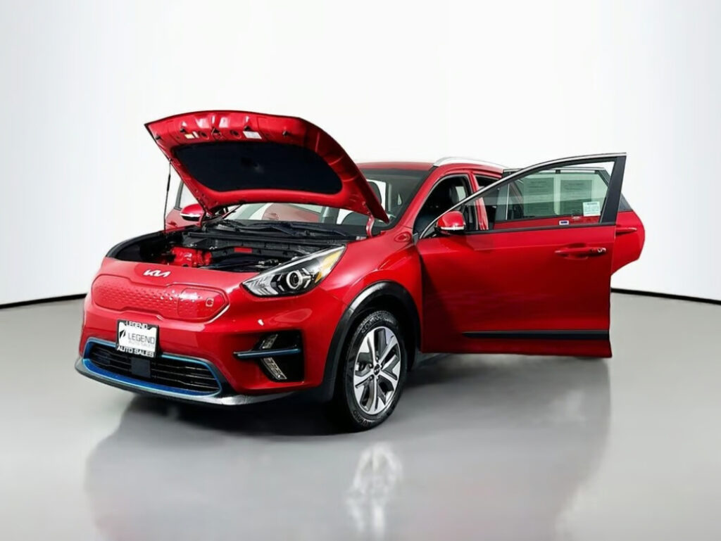 Red sedan in a 360Booth automotive photo booth