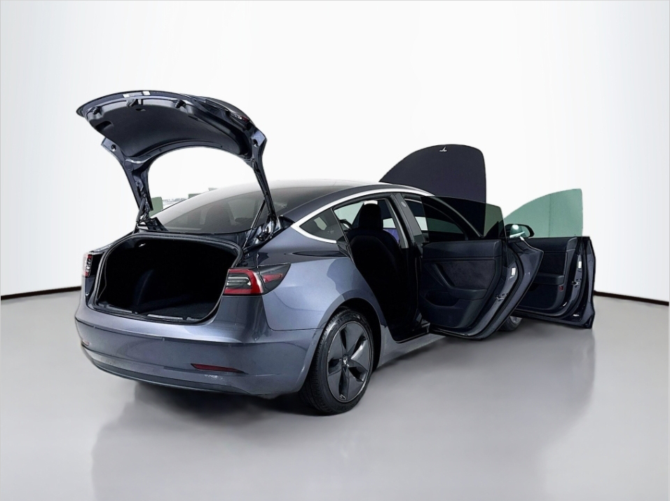 Tesla sedan in a 360Booth Photo Studio