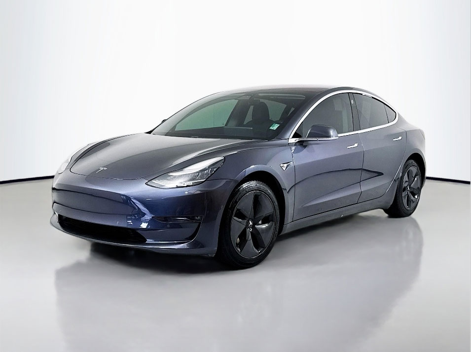 Tesla sedan in a 360Booth Photo Studio