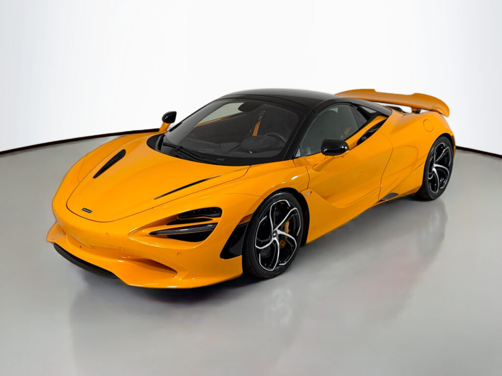 Vehicle photographed under controlled lighting in a 360Booth vehicle photo studio