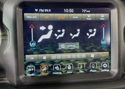 Jeep interior photo booth