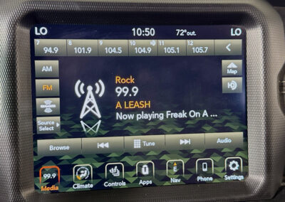 Jeep interior photo booth