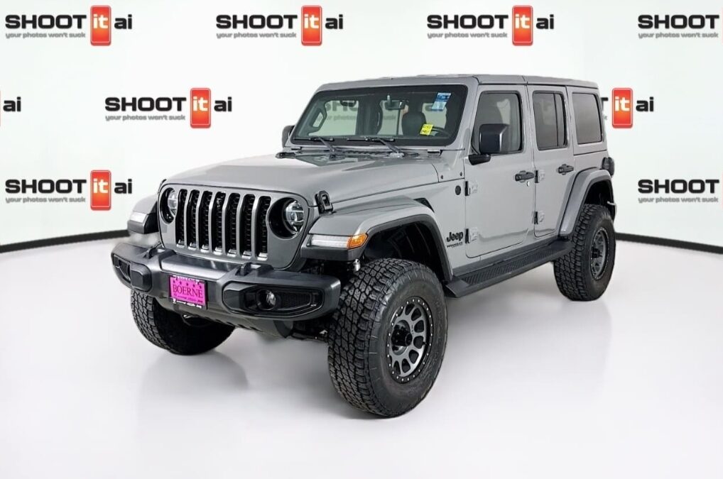 Jeep photographed in a 360Booth with Shoot It AI