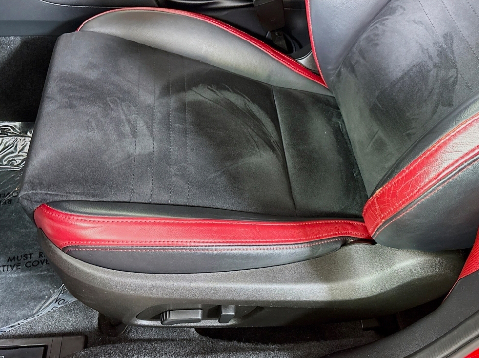 Car interior in a 360Booth Vehicle Photo Studio