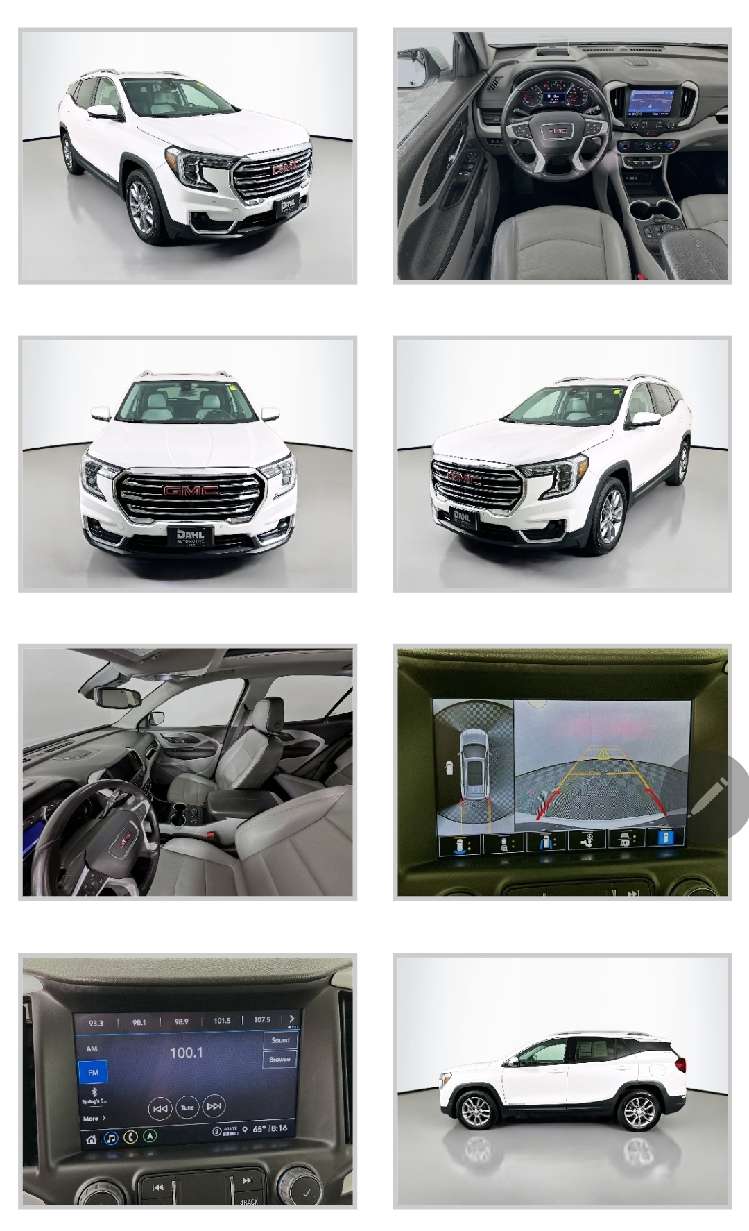 A gallery of 8 professional car photos taken in a car photo booth