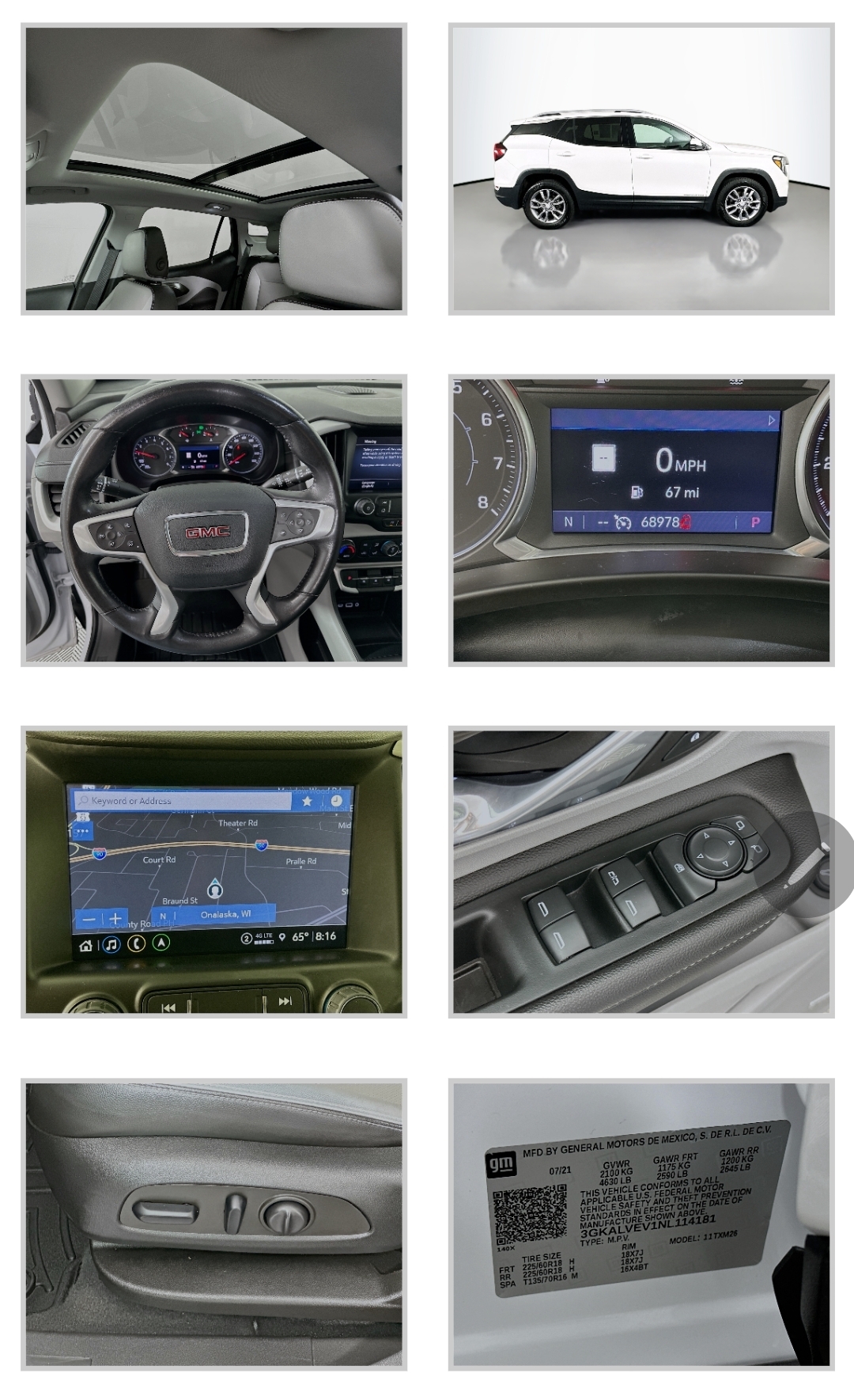 A gallery of 8 professional car photos taken in a car photo booth