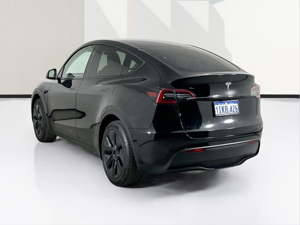 Car exterior rear in a photo booth