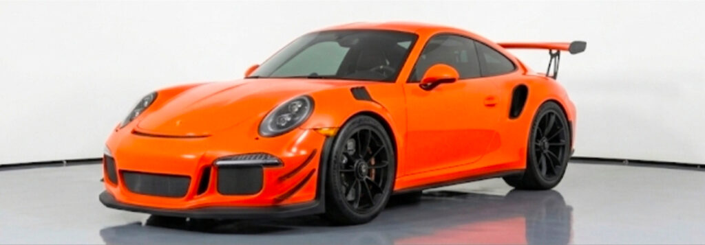 Porsche in a 360Booth car photo studio