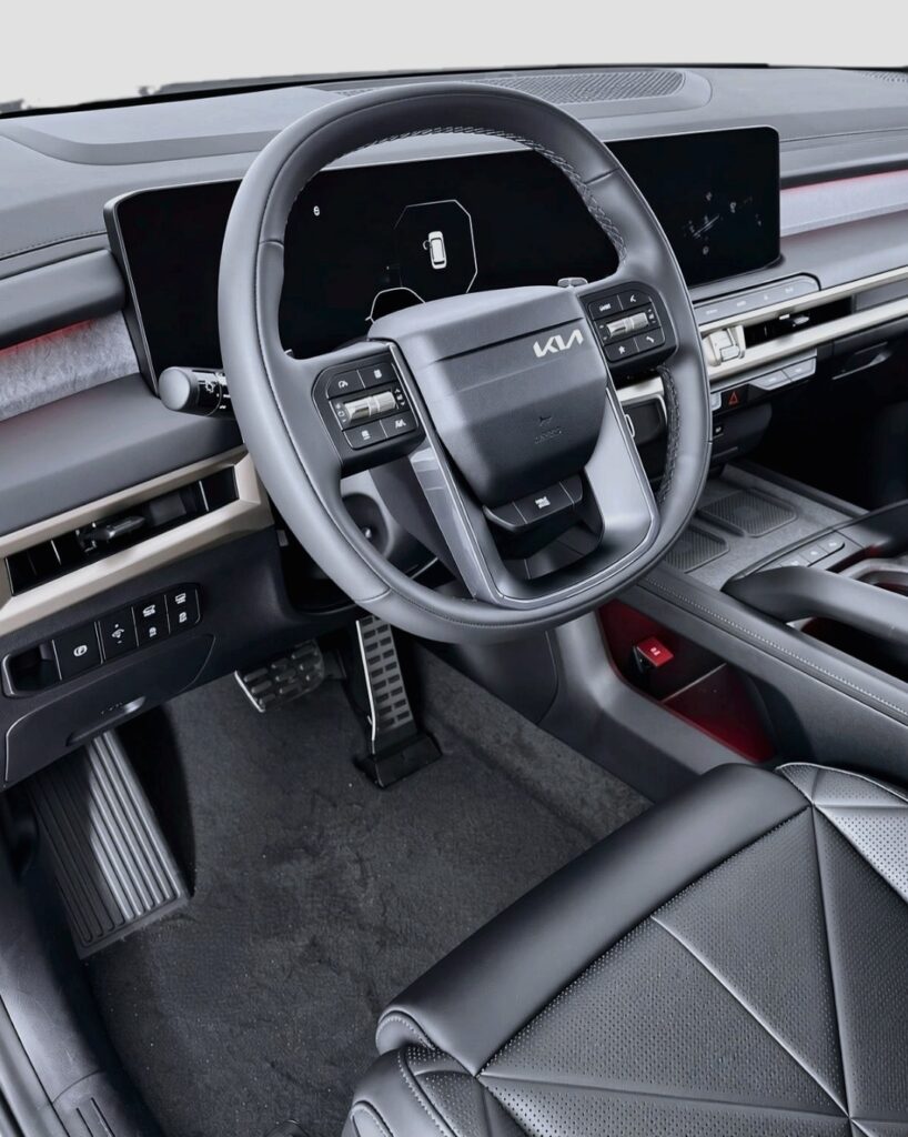 Close-up of a vehicle interior photographed for a dealership listing