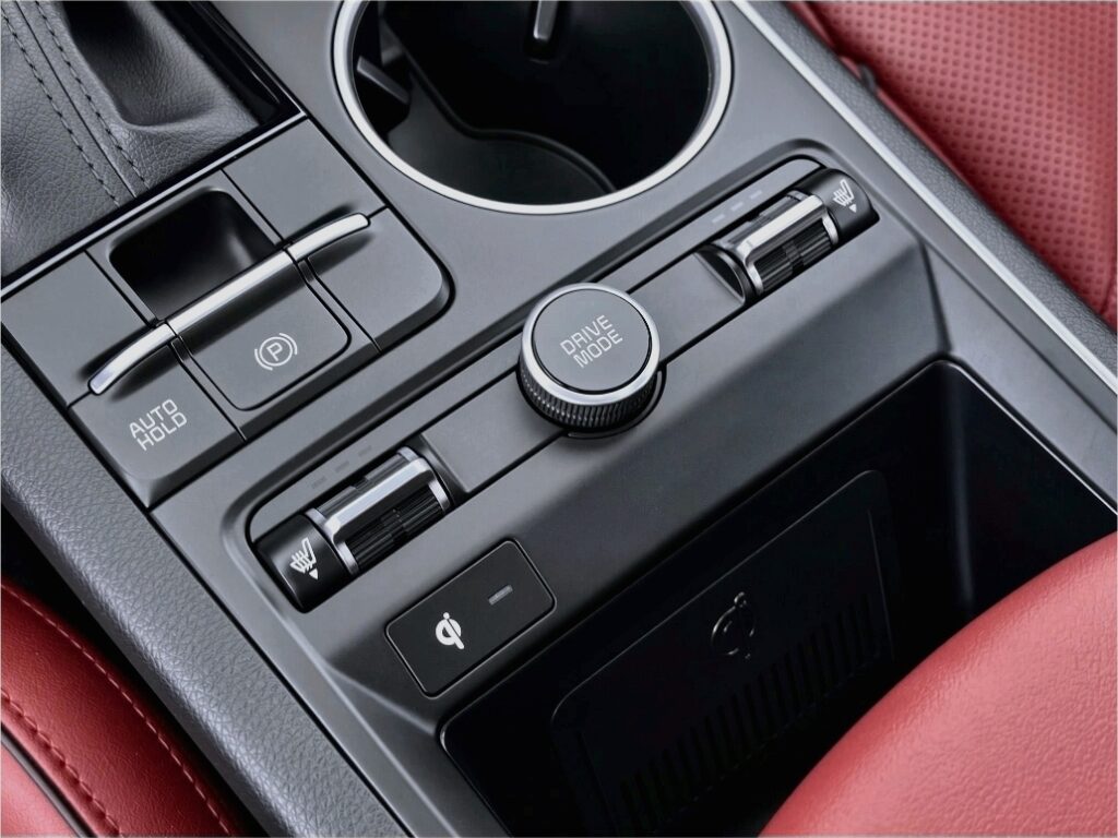 Close-up of a vehicle interior photographed for a dealership listing