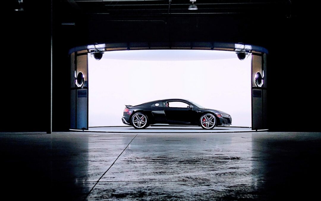 Vehicle exterior photographed in a 360Booth vehicle photo studio