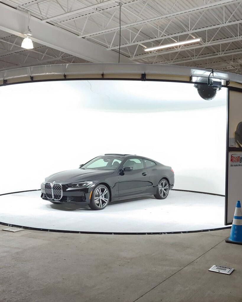 Vehicle exterior photographed in a 360Booth vehicle photo studio
