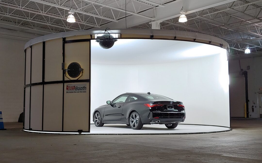 Vehicle exterior photographed in a 360Booth vehicle photo studio