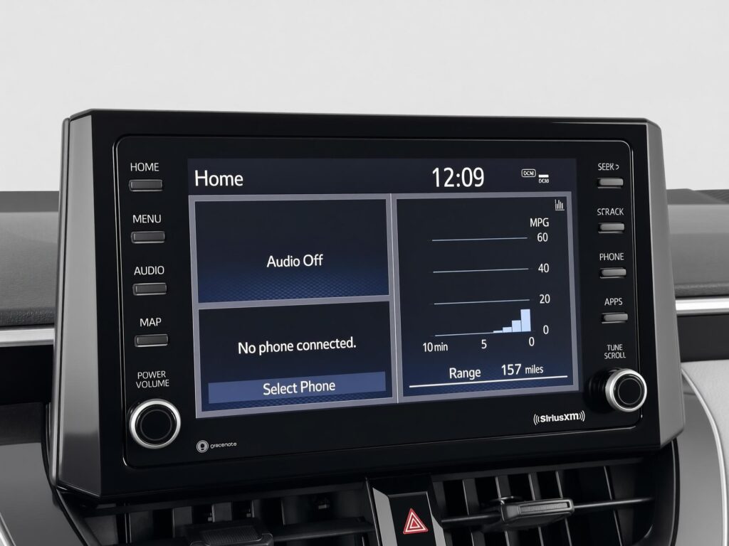 Equipment detail of a 2026 Kia Sorento Hybrid photographed in a 360Booth